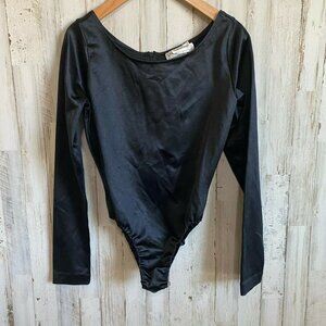 Neiman Marcus Van Buren Black Bodysuit